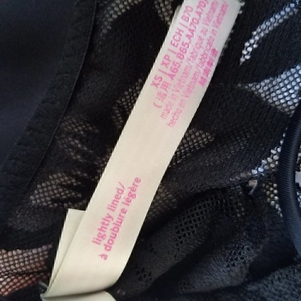 PINK Victoria's Secret Lace Lightly Line Bra XS - Picture 8 of 8